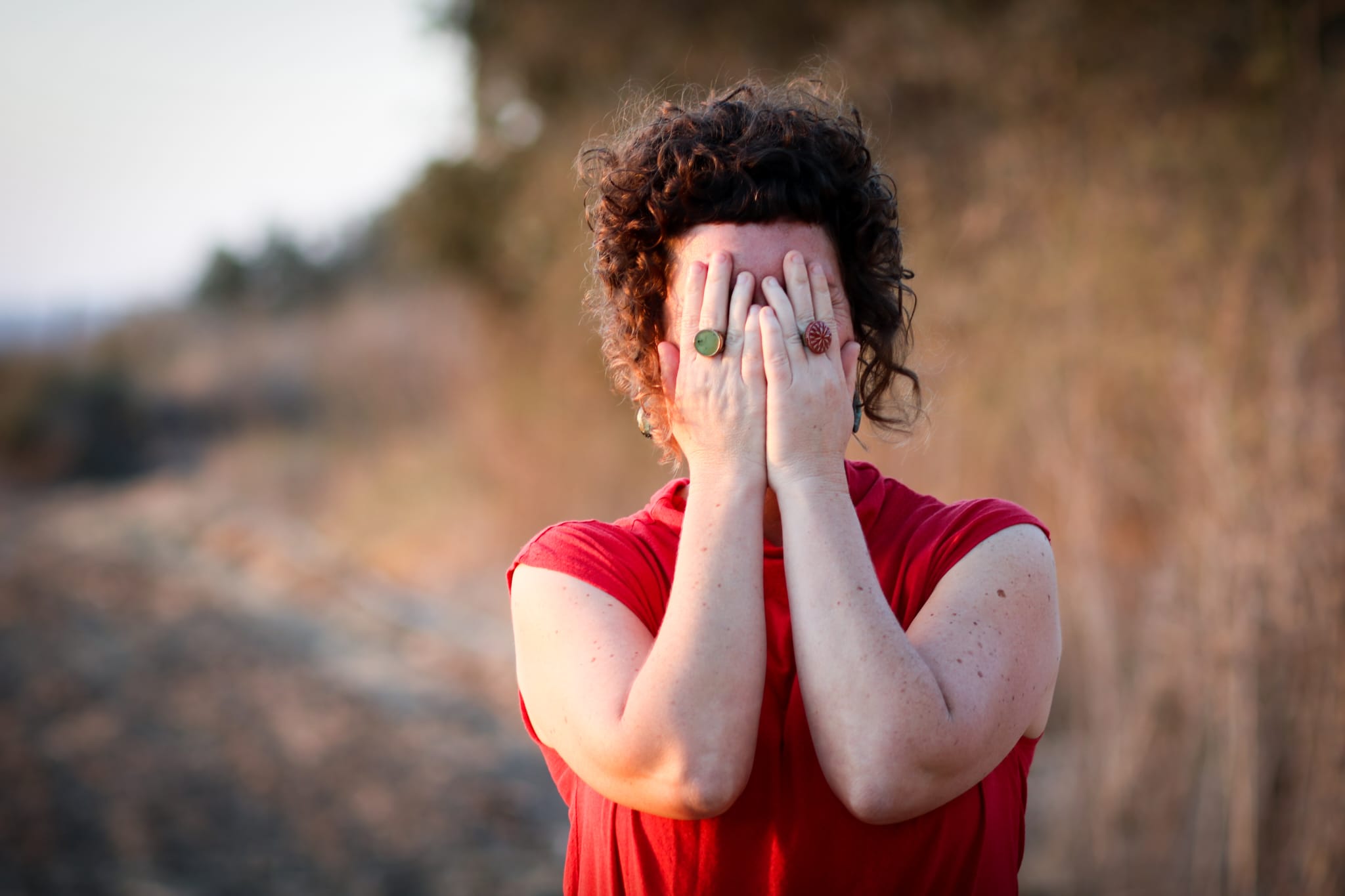 אישה רגישה מאוד